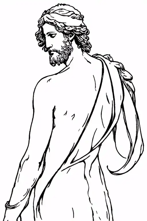 Jesus Back Tattoo Featuring