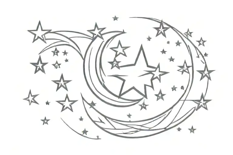 Moon With Star