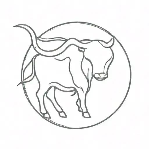 Taurus Zodiac Sign Symbol