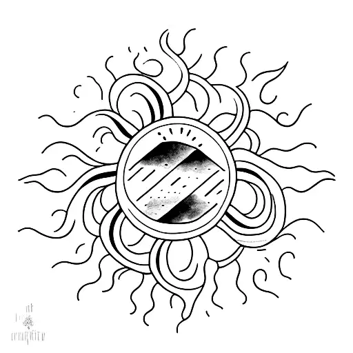 A Minimalist Tattoo Of A Sun Catcher Cascading Watercolor Rainbows Of Light