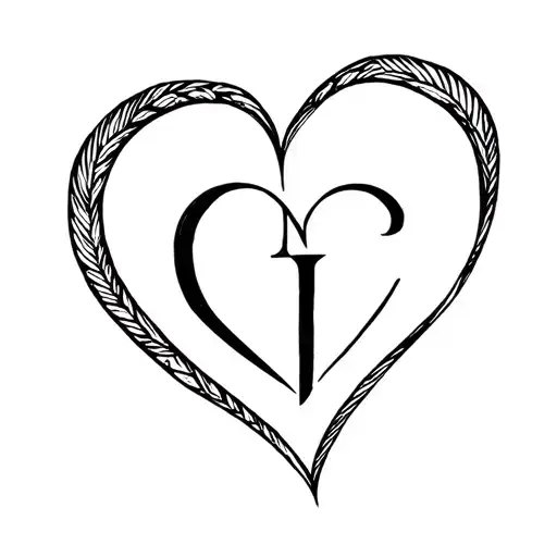 A Heart With A T Leaving Him