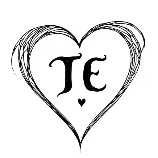 A Heart With A T Leaving Him