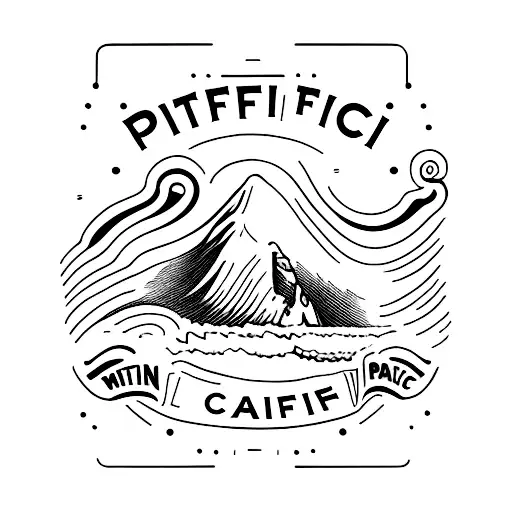 Pacific Coast Highway Fine Line Small