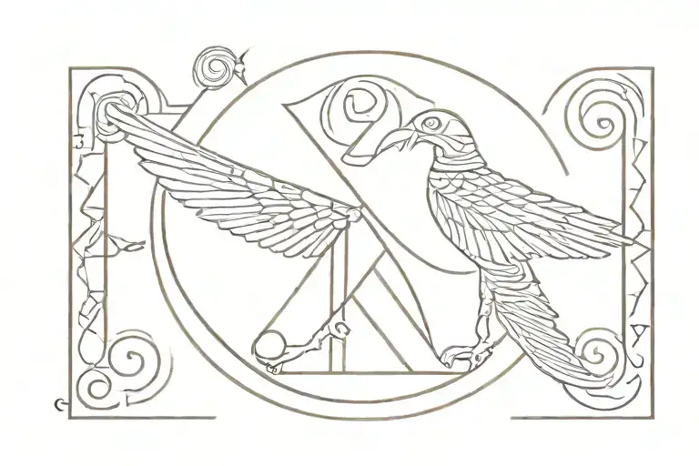 Maat Egyption God Symbol In Alchemy
