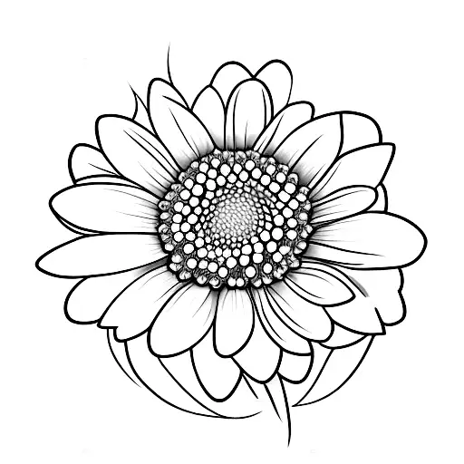 Daisy Flower Spine