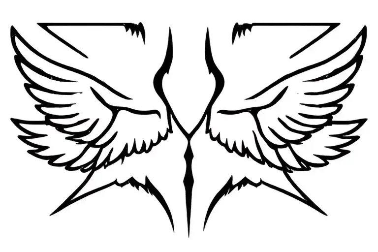 With Wings Widespread Open