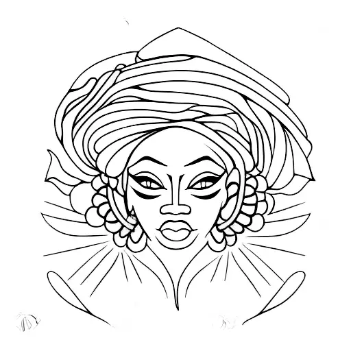 Beautiful African Queen