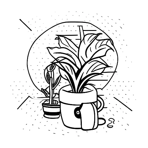 House Plant With A Pot That Says Freak