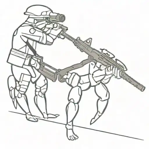 A Crab Shooting A Cop With A Gun