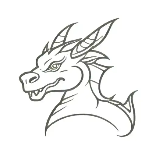 Dragon Wearing A Little Crown