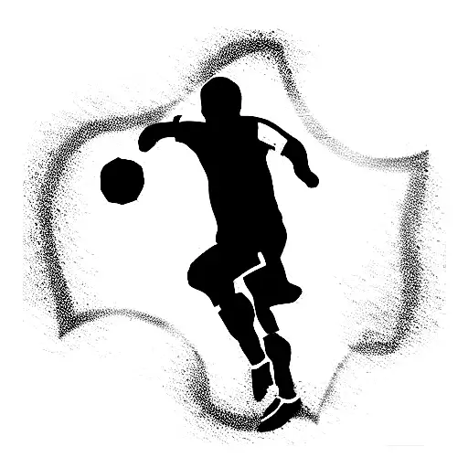 Soccer Player Shooting