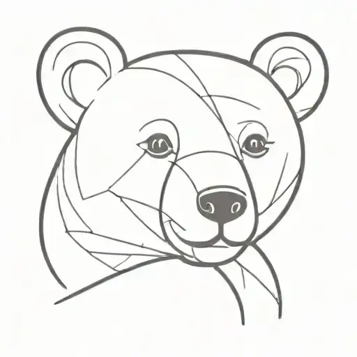 Profile Of A Teddy Bear Head