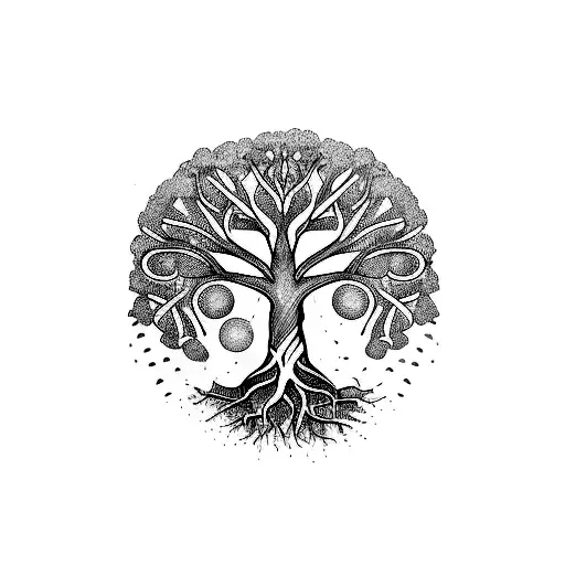 Tree Of Life With Roots