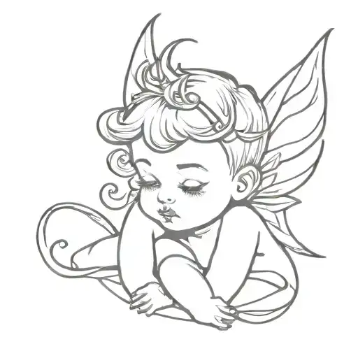 Princess Fairy Sad Devil Baby