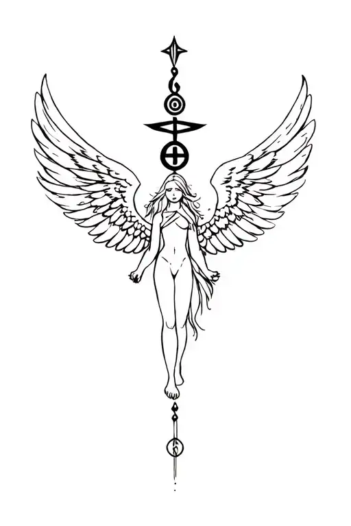 Greak Mythology And Fallen Angel And Medicine