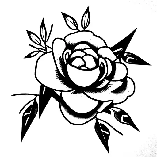 A Japanese Word With Jasmine Flower