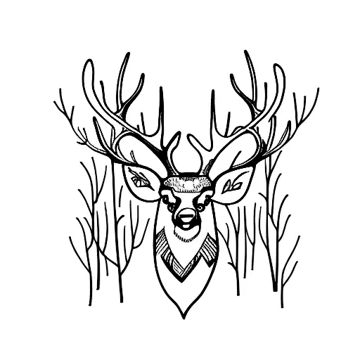 Deer In The Woods