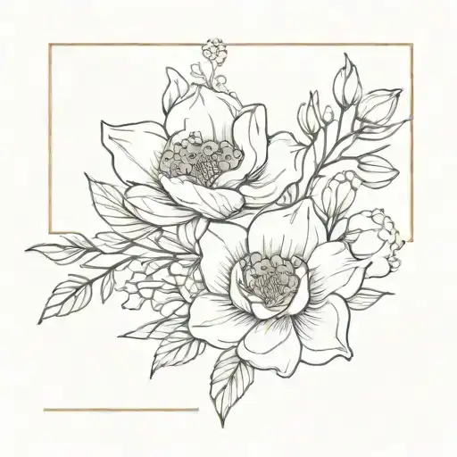 Birth Flower Bouquet