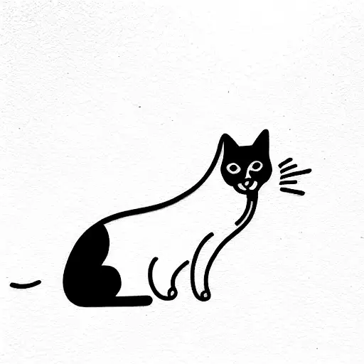 A Woman Walking With A Cat And A Dog