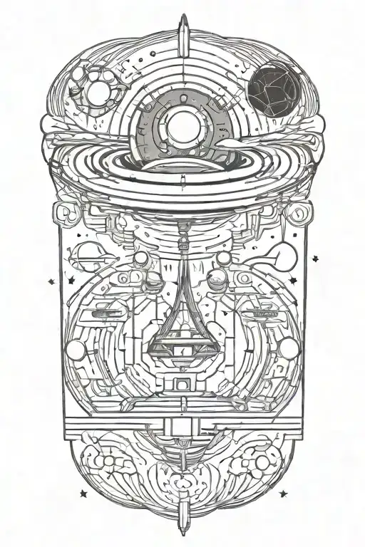 Interstellar Tattoo For Arm