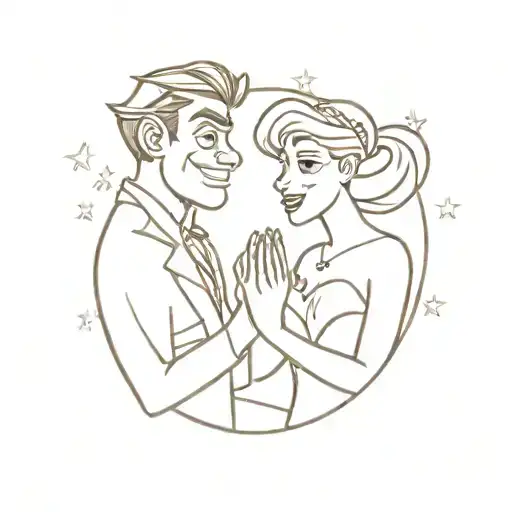Ray And Evangeline From The Princess And The Frog As Stars