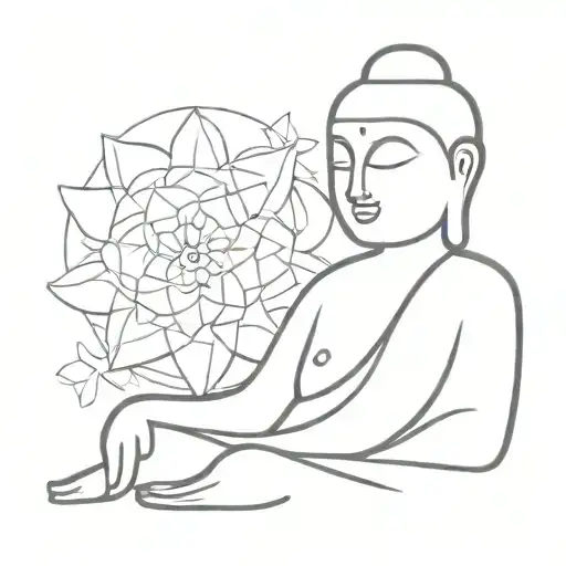 Buddha Sitting Side