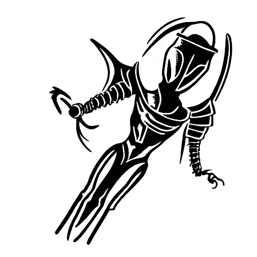 Alien Dressed As A Knight