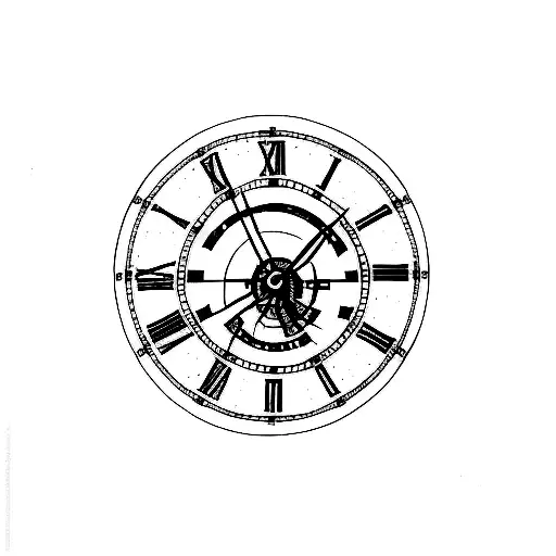 Roman Numeral Clock Simple
