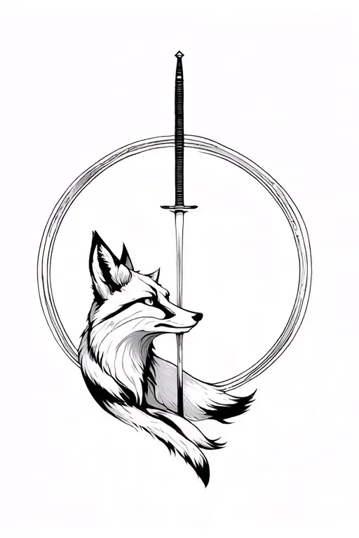 Fox Around A Katana Going Down