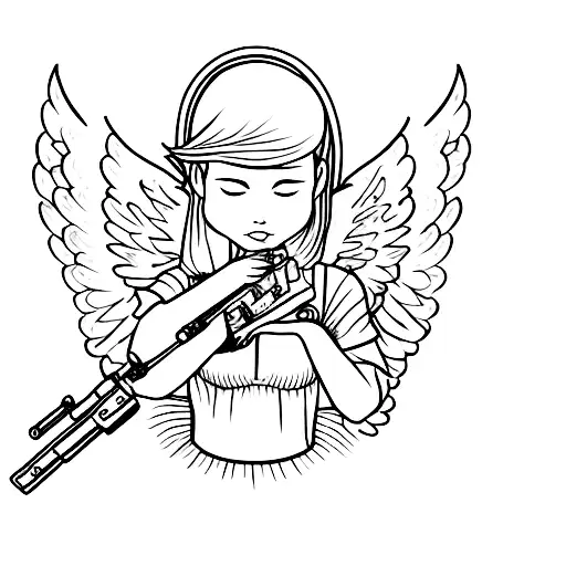 Angel Hold Gun