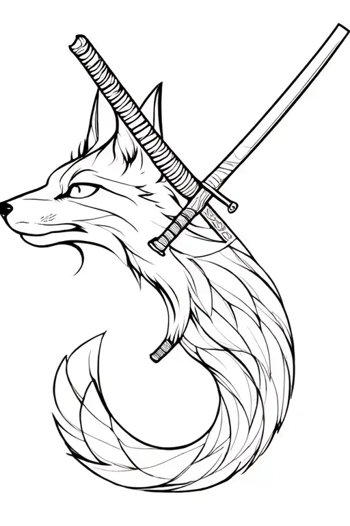 Prismatic Fox Contoured A Katana Downward