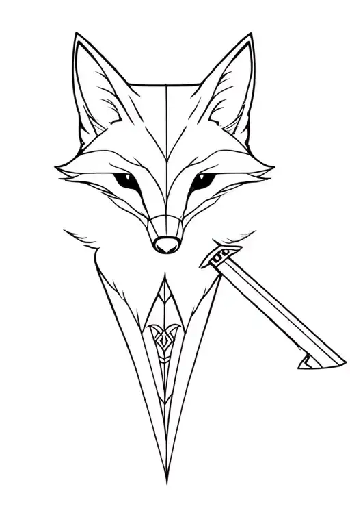 Prismatic Fox Contoured A Katana Downward