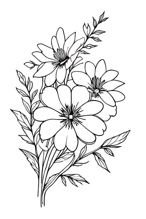 Hippie Flowers Surrounding