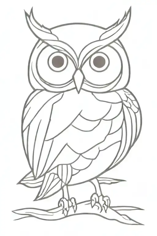 Owl Outline