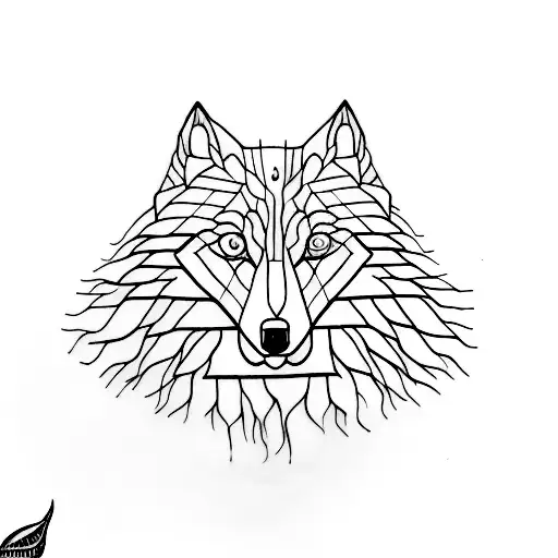 Capteur De Reve Avec Loup Et Date De Naissance