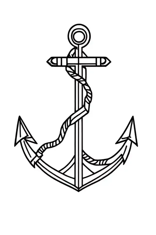 Geometric Ship Anchor