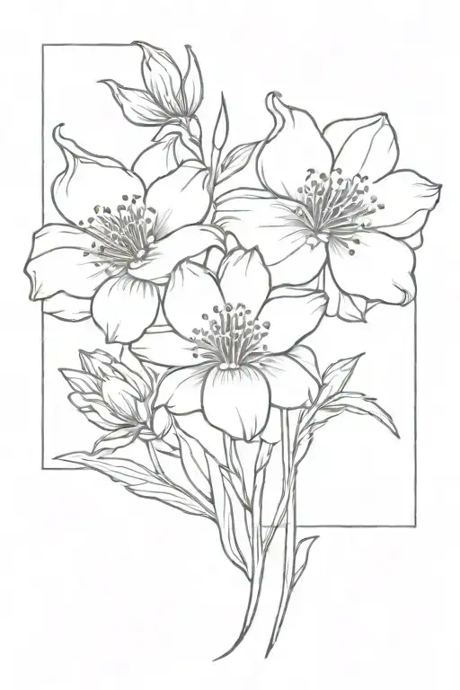 May And August Birth Flower Bouquet