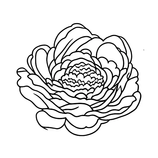 Dagger Stabbing A Peony