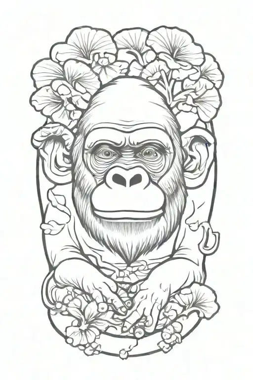 Mushroom Stoned Ape