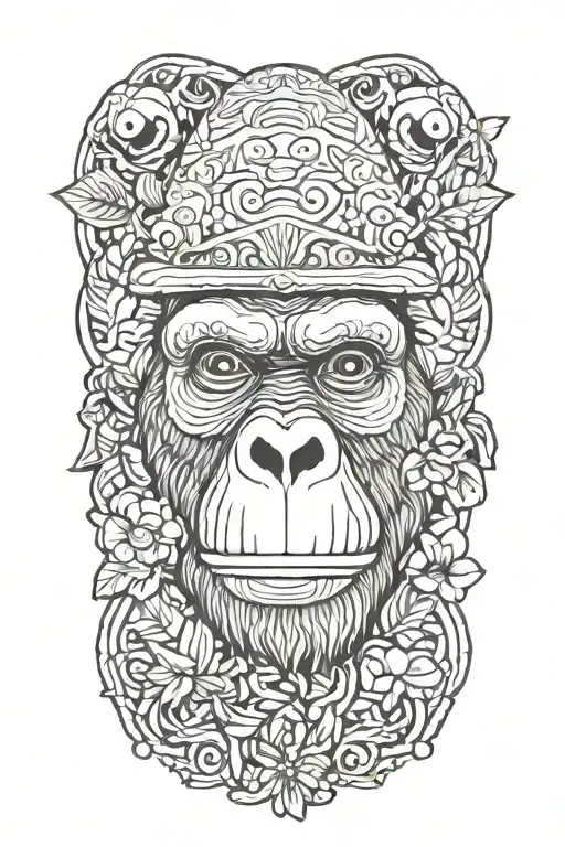 Mushroom Stoned Ape