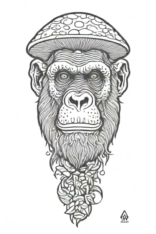 Mushroom Stoned Ape