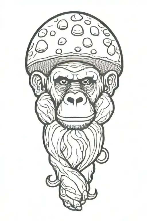 Mushroom Stoned Ape
