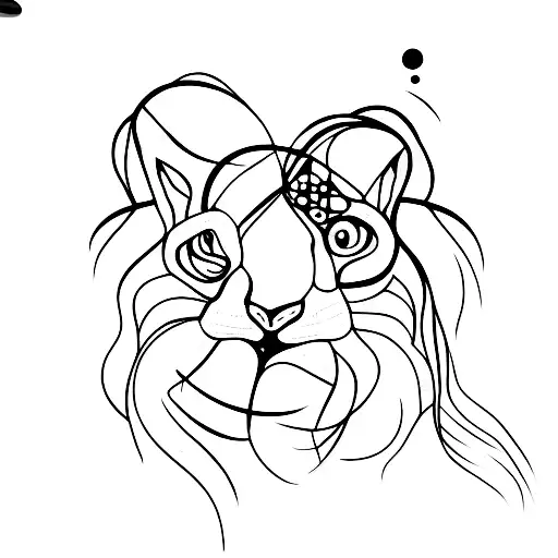 Unalome Line Minimal Design