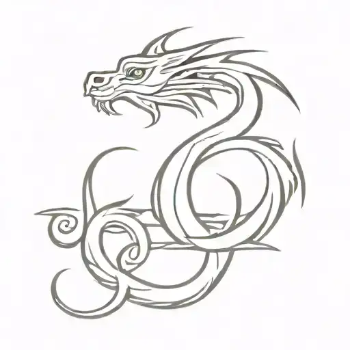 Dragon With The Word Dre