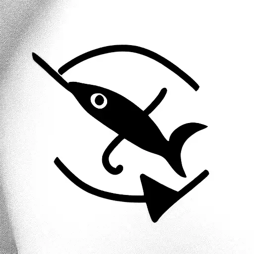 Arrow Piercing A Fish