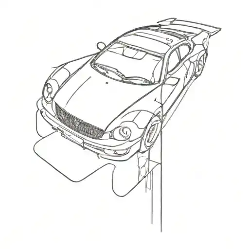 The Car Flipped Onto Its Side