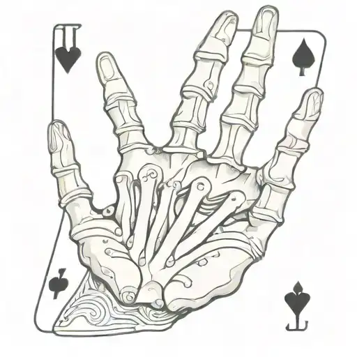Skeleton Hands Playingcards