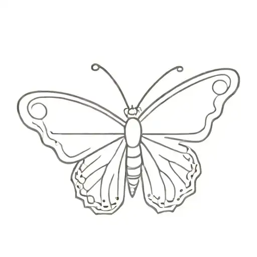 A Butterfly With A Crown