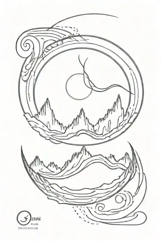 Sound Wave In A Circle With Name