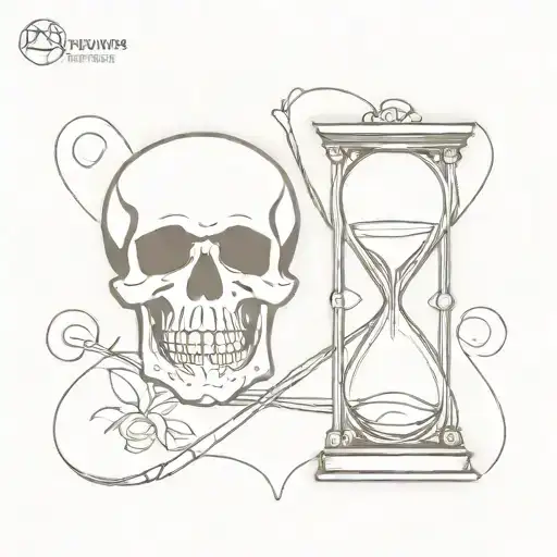 Skull And Hourglass